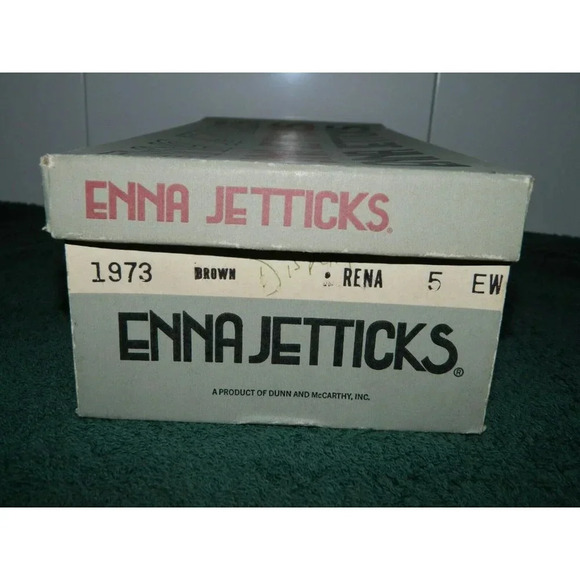 NIB ENNA JETTICKS RENA Brown Orthopedic Occupational Leather Heels Size 5 EE - Picture 9 of 10